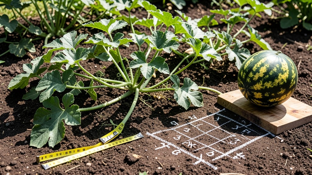 How Much Space for Watermelon Plants: Spacing Rules for Vines and Pollination Success