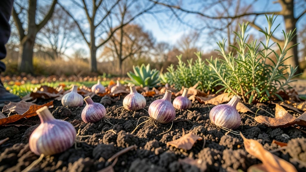 Garlic Cloves for Overwintering Planting