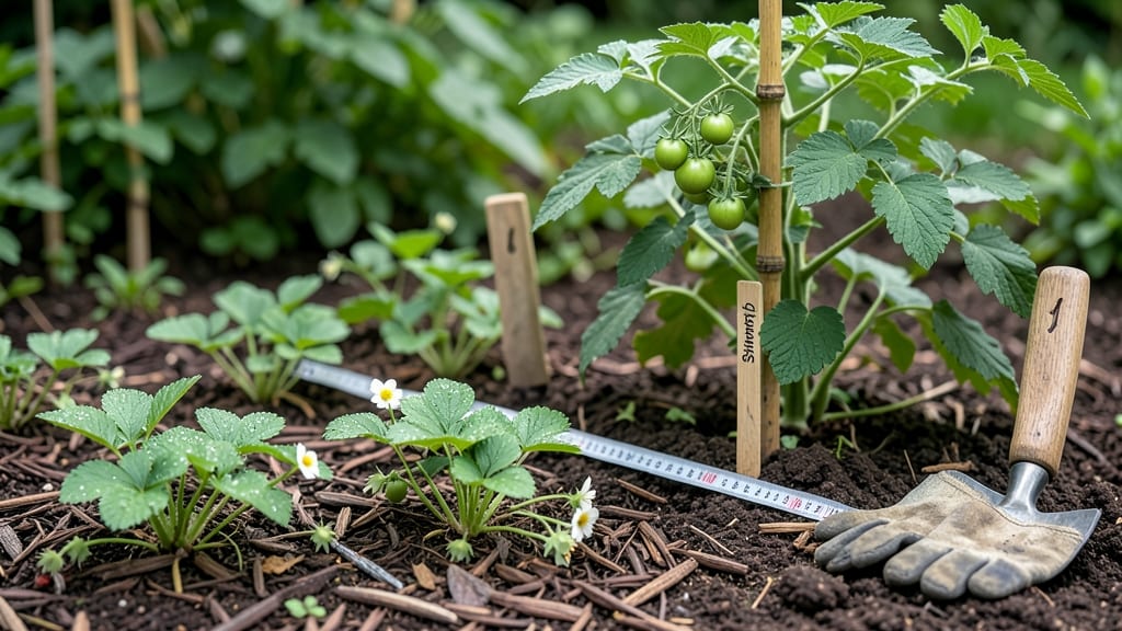 How Far Apart to Plant Strawberries and Tomatoes: Companion Spacing Guide for Maximum Yield