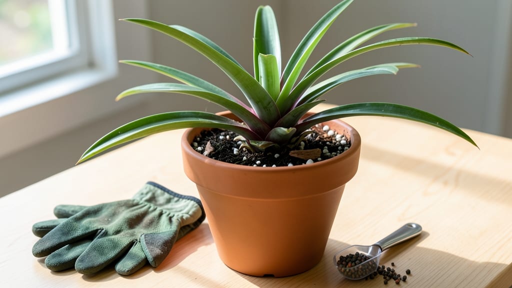 Repotting Pineapple Plants: Tropical Growth Boost in 3 Steps