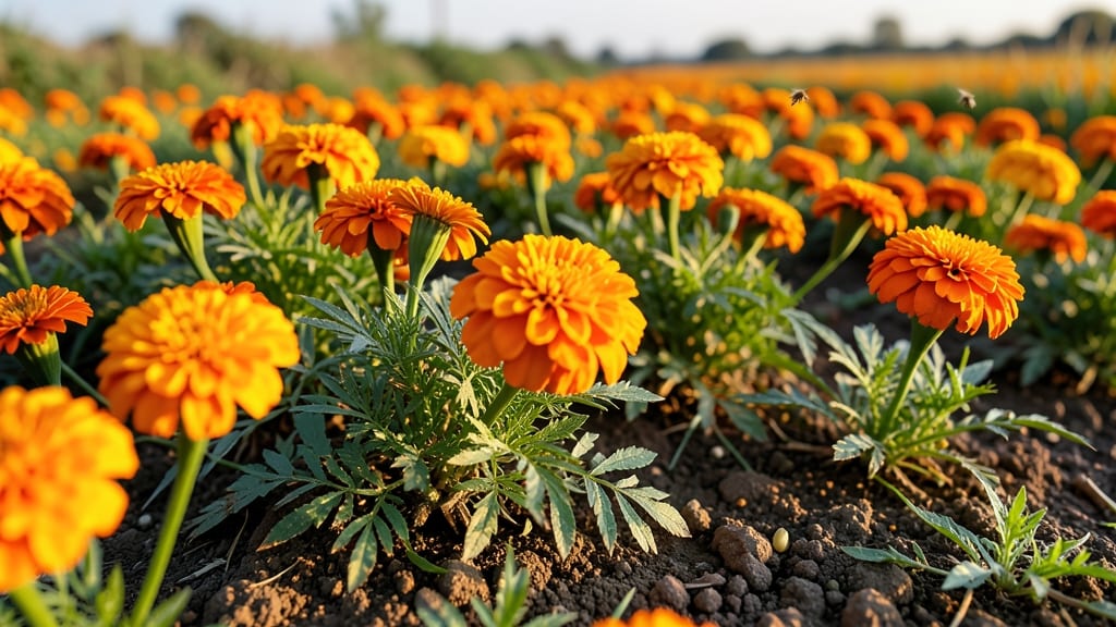 Sunny Marigold Seeds for Pest Control