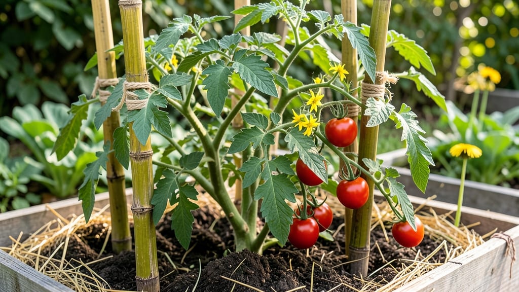 Homemade Tomato Plant Stakes: DIY Materials and Step-by-Step Assembly Guide