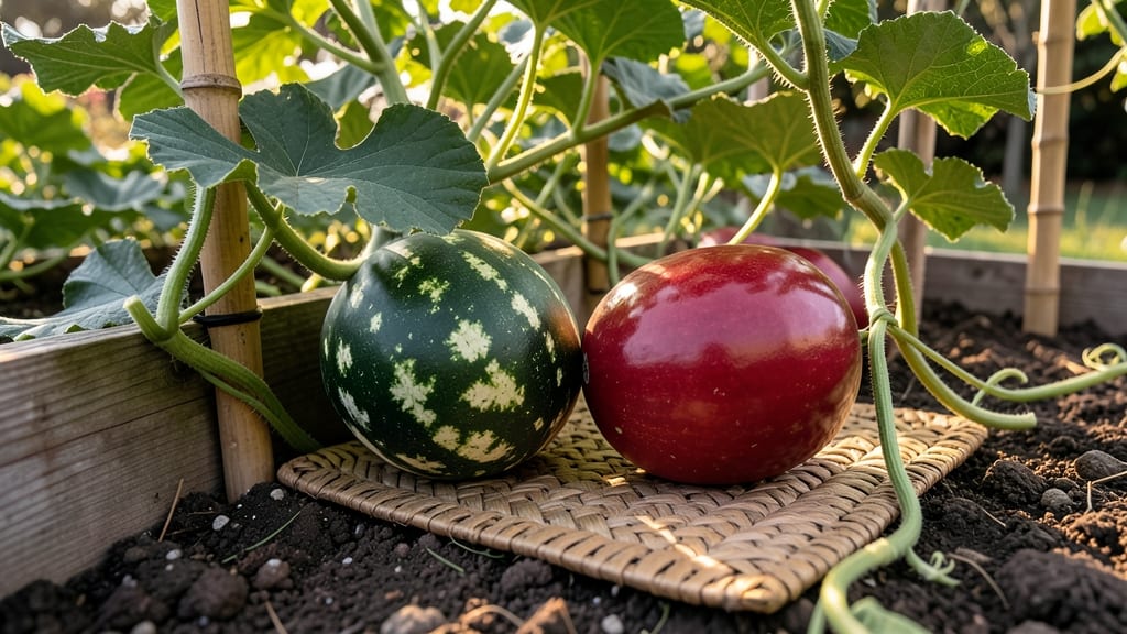 Four Vines with Strategic Pruning for High-Value Crops