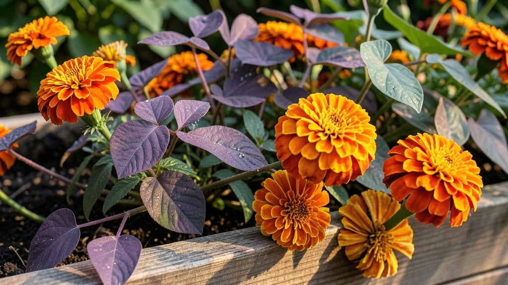 Companion Planting with Marigolds