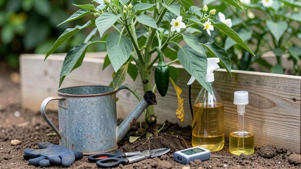 Jalapeño Plant Stem Turning Black: Fungal Blight Fix in 3 Simple Steps
