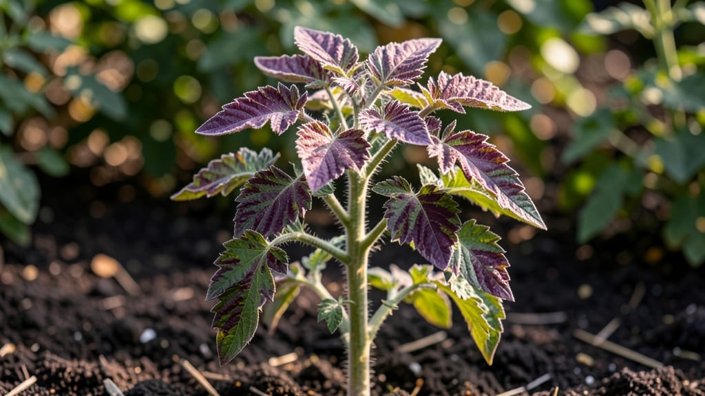 Purple Leaves Tomato Seedlings: Revive Purple Stems in 24 Hours