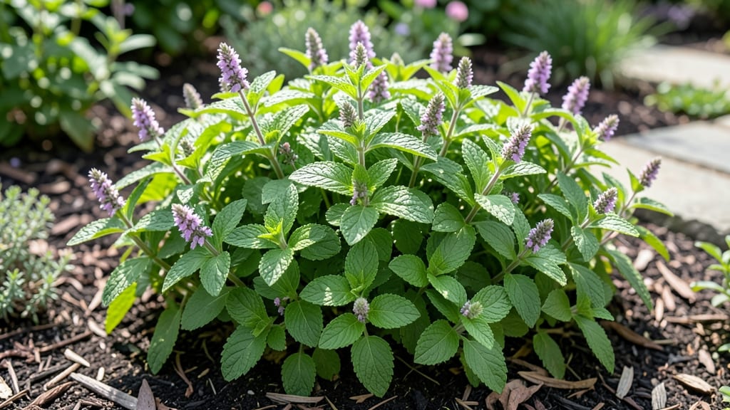 Spearmint Plant Pictures: Fragrant Garden Beauty in Full Bloom
