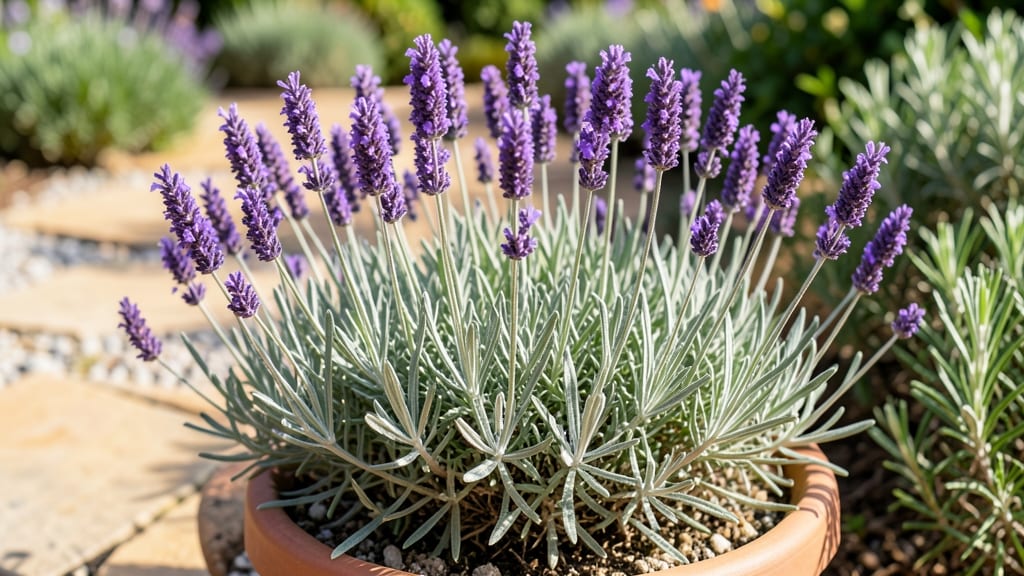 Healthy Lavender Plants: Purple Perfume Garden in Sunni Spots