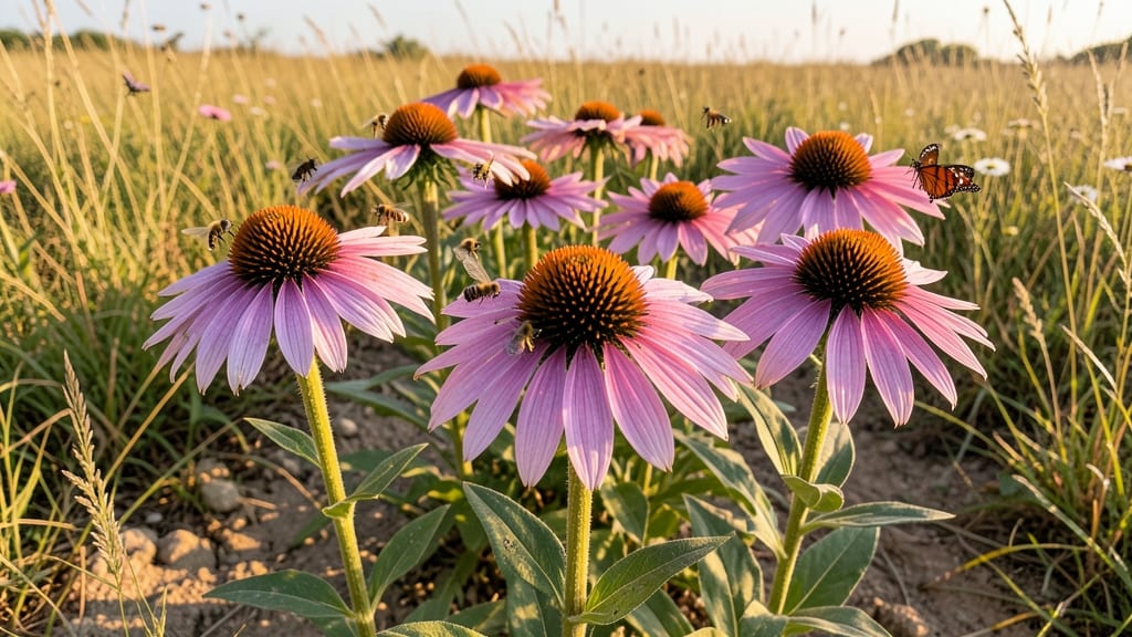 Coneflowers for Wildlife and Long Bloom Time
