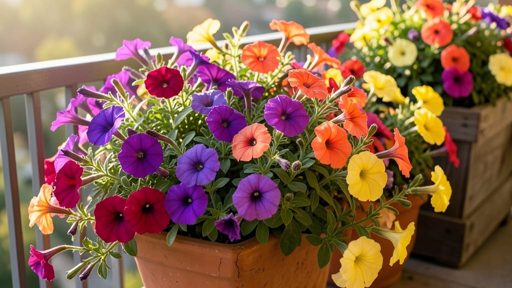 Heat-Tolerant Petunias for Container Gardens