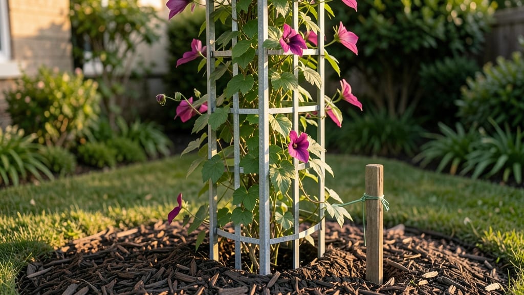 Metal Plant Obelisks: Vertical Garden Space-Savers for Climbers