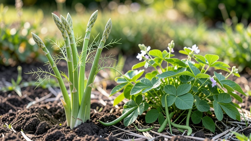 Asparagus and Beans Growing Guide: Companion Plants for Year-Round Harvests