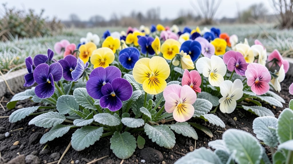 Cold-Hardy Pansies for Early Spring Color