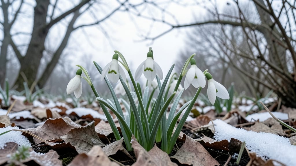 Snowdrops for Early Shade Tolerance