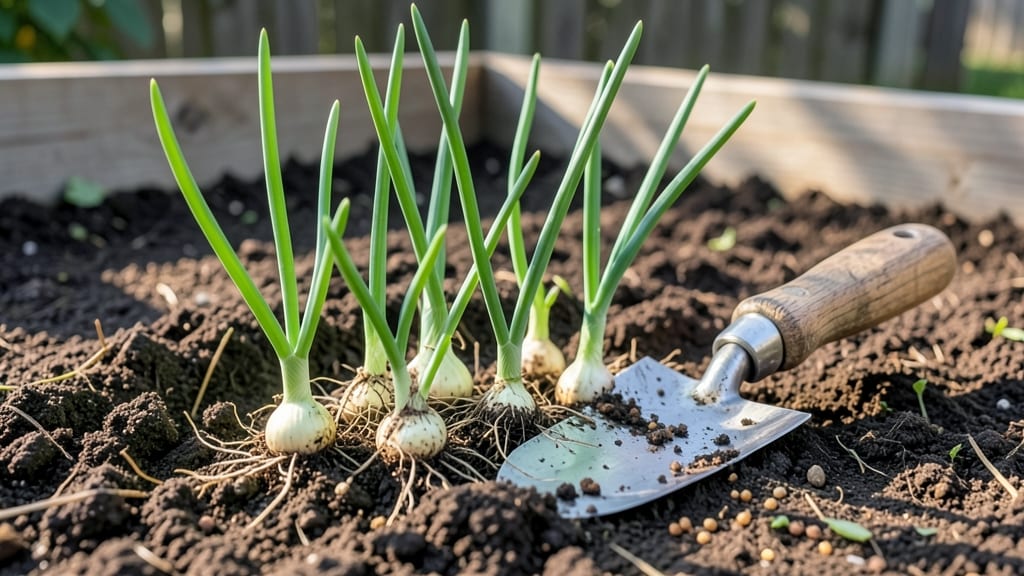 Transplanting Green Onions: Cold-Resistant Regrowth in 4 Weeks