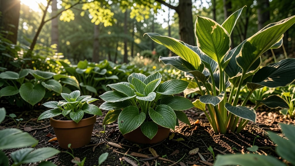 Hostas For Shady Garden Texture And Variety