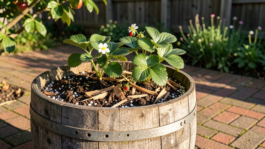 Planting Strawberries in a Barrel: Year-Round Harvest With Minimal Space