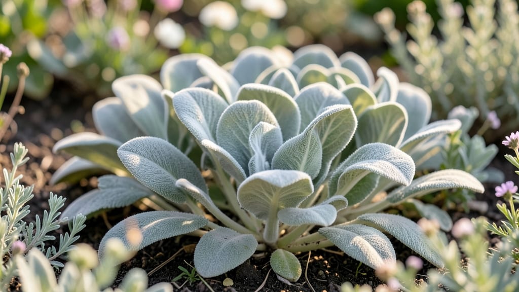 Lamb's Ear for Soft Textures and Pest Control
