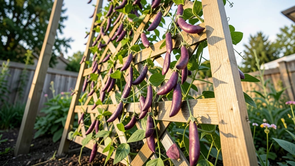 Vertical Trellis Spacing for Compact Gardens