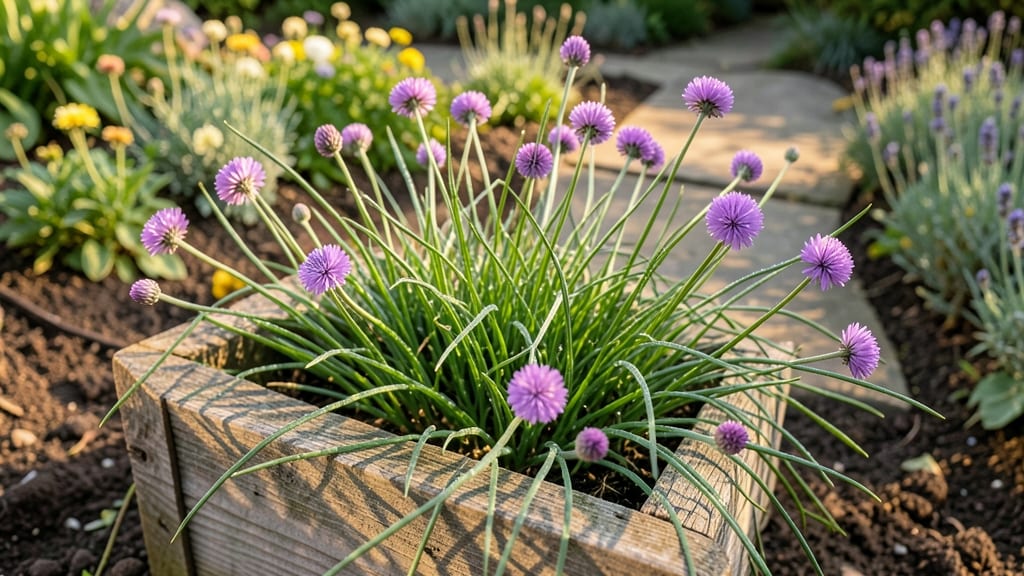 Chives for Mild Onion Flavor Harvests