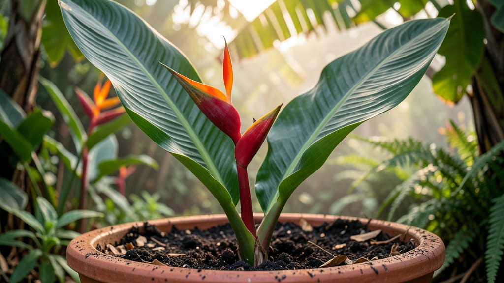 Heliconia Psittacorum Plant: Tropical Showstopper With Vibrant Parrot-Like Blooms