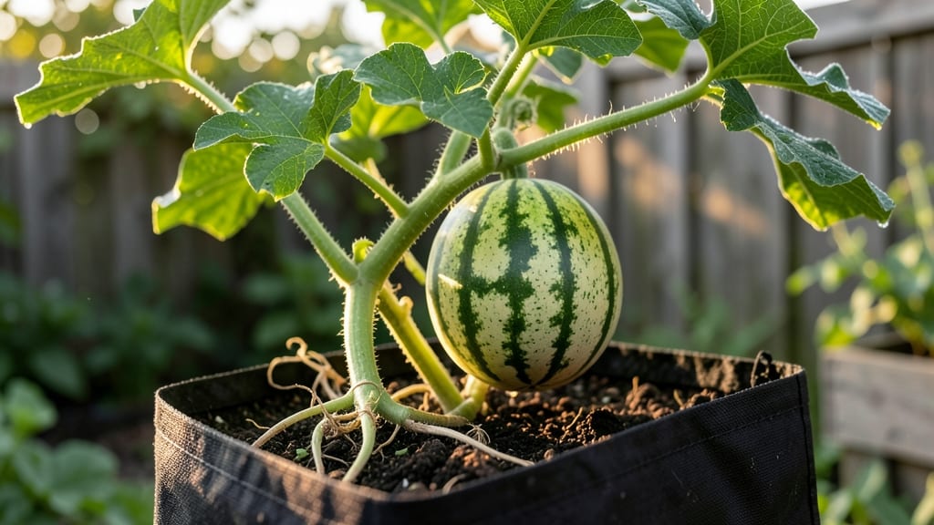 Single Vine Watermelon Plant for Small Spaces