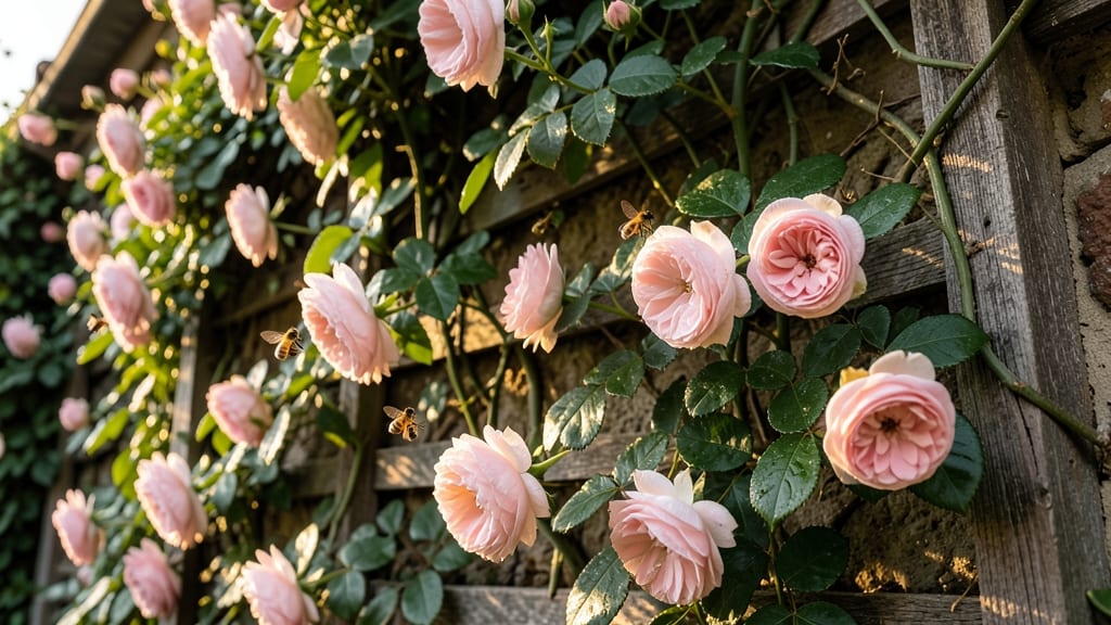 Zéphirine Drouhin: Climbing Jasmine-Rose Hybrid