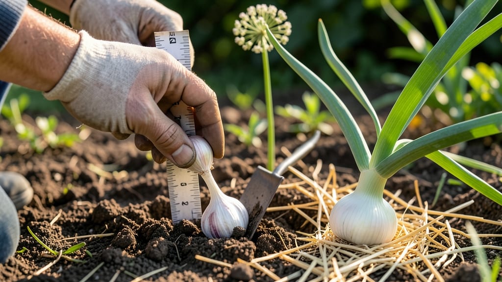 How Deep to Plant Garlic Cloves: The 2-Inch Rule for Bigger Bulbs