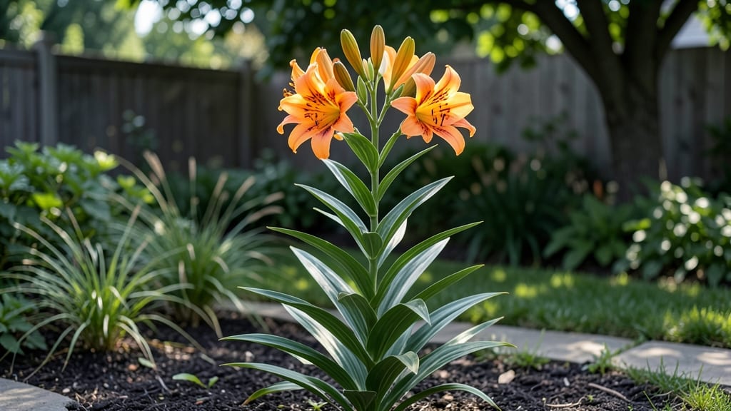 Orange Asiatic Lily Plant: Cold-Hardy Blooms in Full Sun Glory